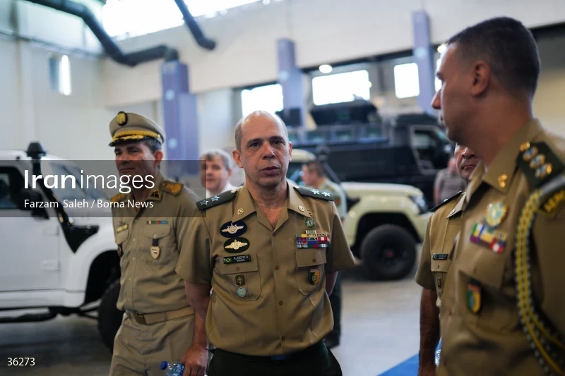 Foreign attaches visit defense achievements exhibition in Tehran