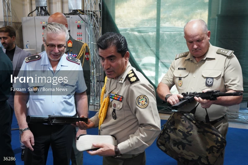 Foreign attaches visit defense achievements exhibition in Tehran