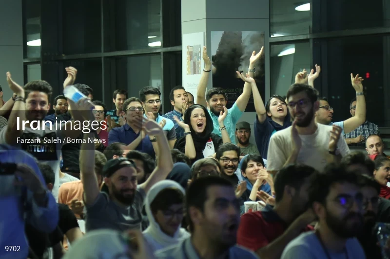 Iran Vs. Uzbekistan Football Match