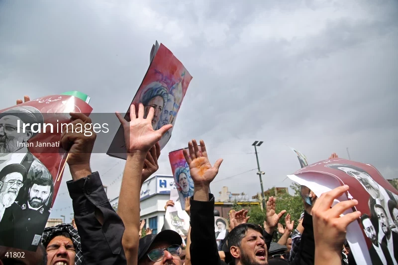 The funeral for Seyed Ebrahim Raisi, the President of Iran, and his companions in Mashhad