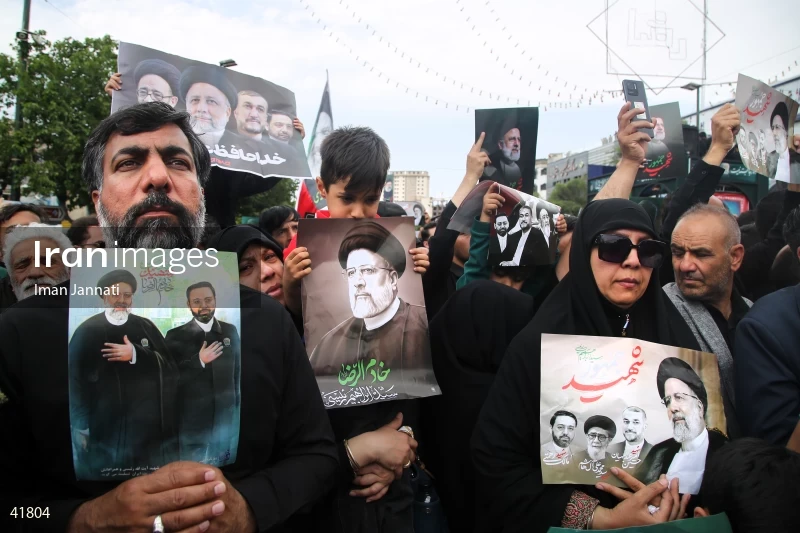 The funeral for Seyed Ebrahim Raisi, the President of Iran, and his companions in Mashhad