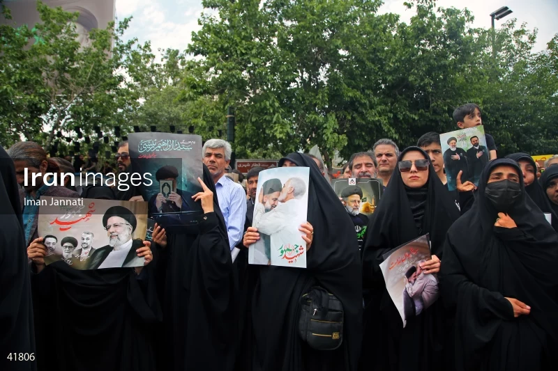 The funeral for Seyed Ebrahim Raisi, the President of Iran, and his companions in Mashhad