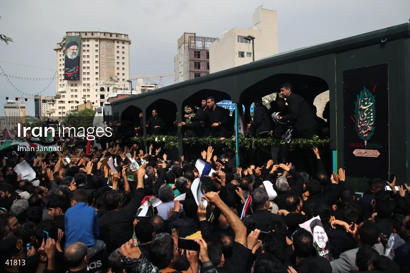 The funeral for Seyed Ebrahim Raisi, the President of Iran, and his companions in Mashhad