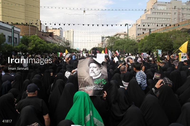 The funeral for Seyed Ebrahim Raisi, the President of Iran, and his companions in Mashhad