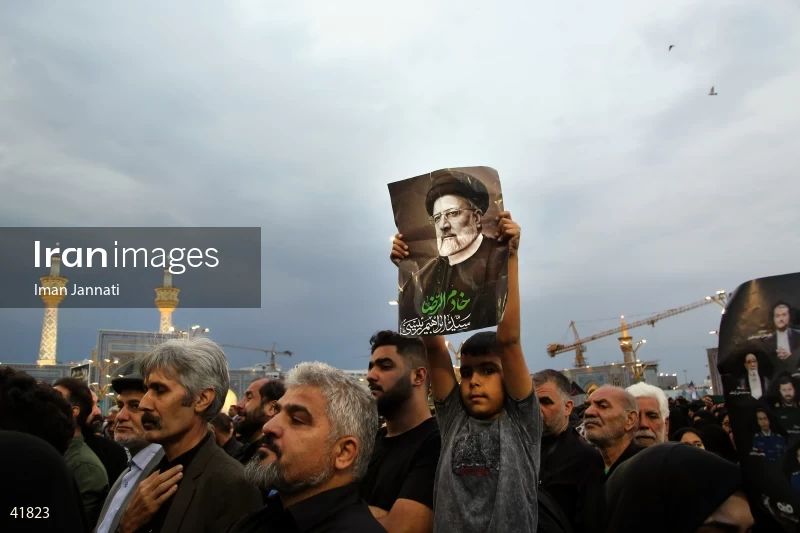The funeral for Seyed Ebrahim Raisi, the President of Iran, and his companions in Mashhad
