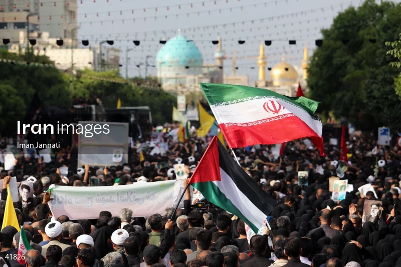 The funeral for Seyed Ebrahim Raisi, the President of Iran, and his companions in Mashhad