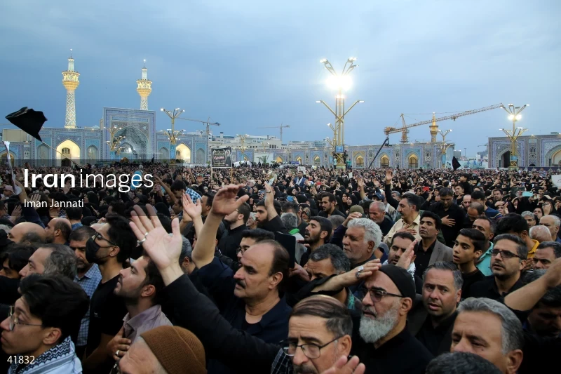 The funeral for Seyed Ebrahim Raisi, the President of Iran, and his companions in Mashhad