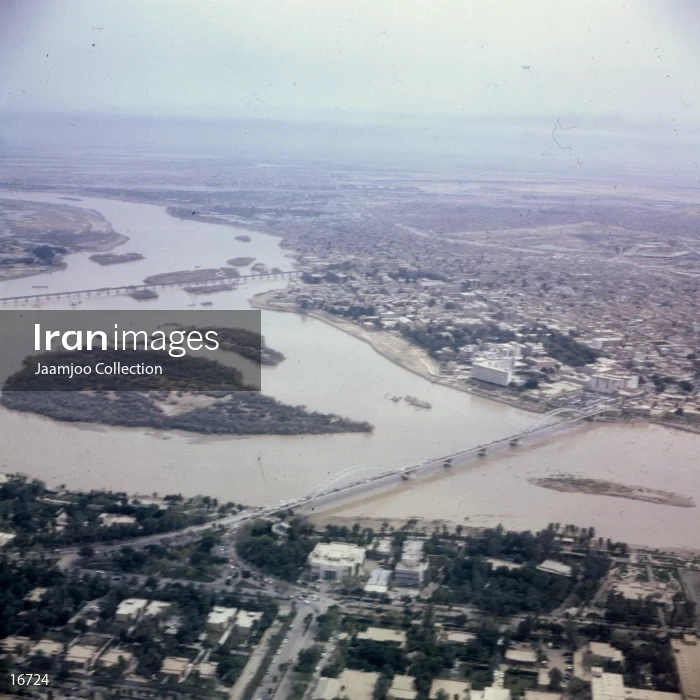 Aerial view of Ahvaz