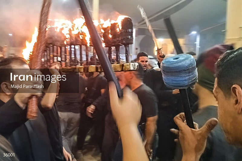 Torch-carrying in the holy shrine of Imam Ali b. Abi Talib (a)