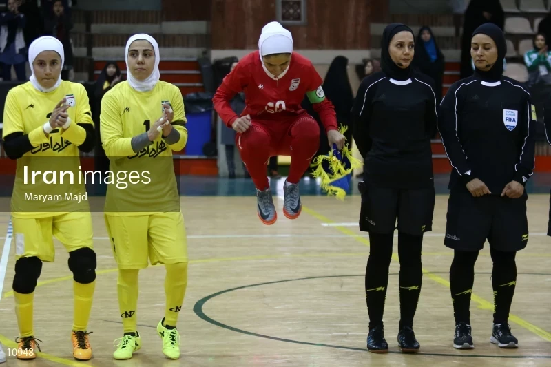 Friendly match of national women's futsal teams of Iran and Russia