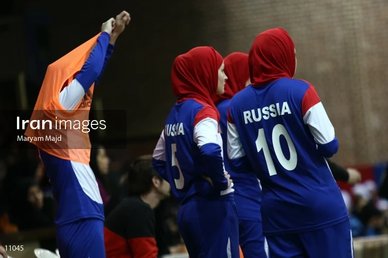 Friendly match of national women's futsal teams of Iran and Russia