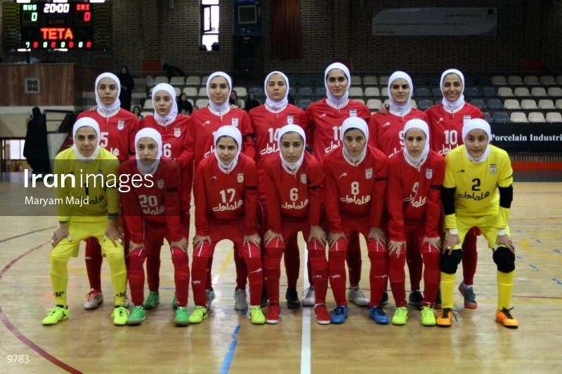 Friendly match of national women's futsal teams of Iran and Russia