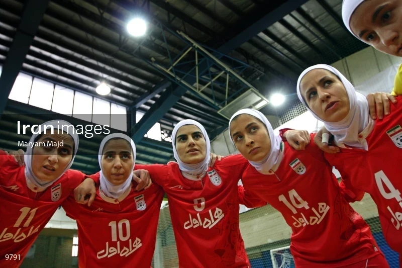 Friendly match of national women's futsal teams of Iran and Russia
