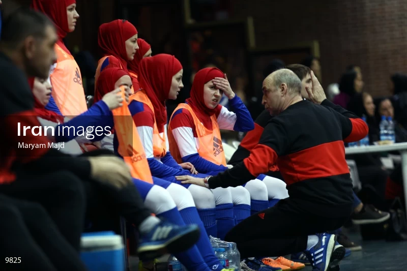 Friendly match of national women's futsal teams of Iran and Russia