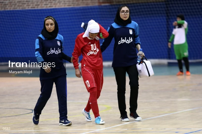 Friendly match of national women's futsal teams of Iran and Russia