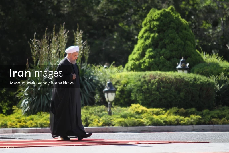 Hassan Rouhani welcomes Indian Prime Minister Narendra Modi