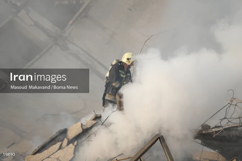 Tehran's Iconic Plasco Building Collapses After Fire