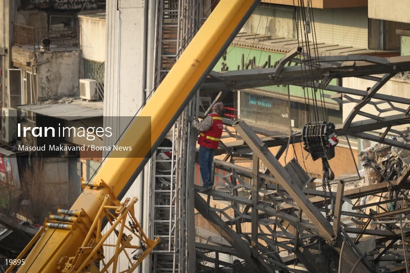 Tehran's Iconic Plasco Building Collapses After Fire