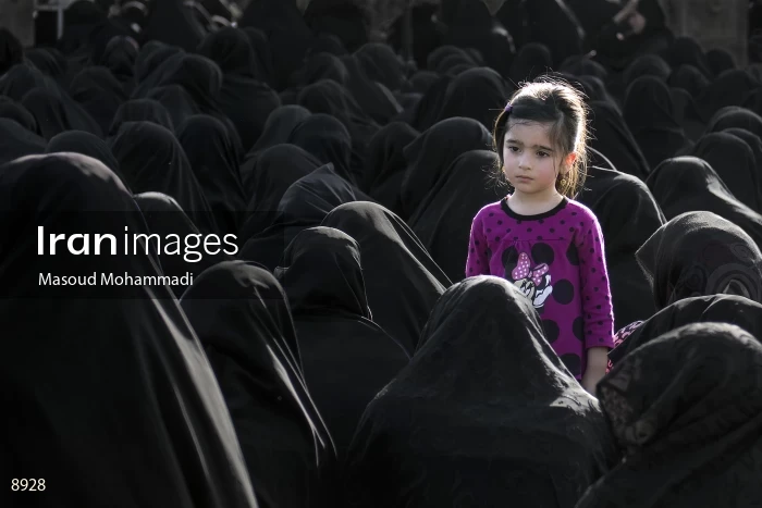 a child in the ceremony of praying for rain