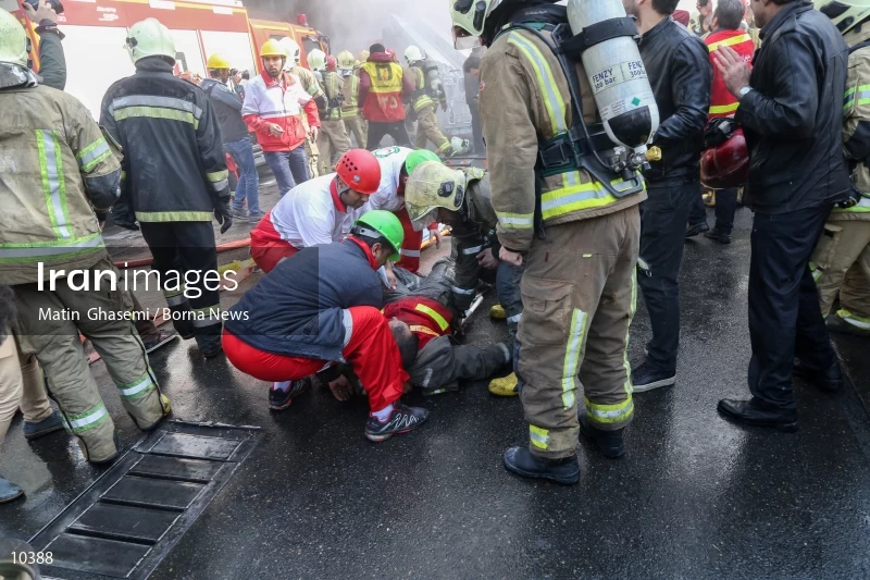 Tehran's Iconic Plasco Building Collapses After Fire