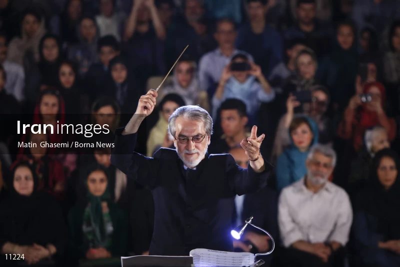 Tehran Symphony Orchestra concert at the Mashgh Square