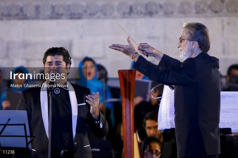 Tehran Symphony Orchestra concert at the Mashgh Square