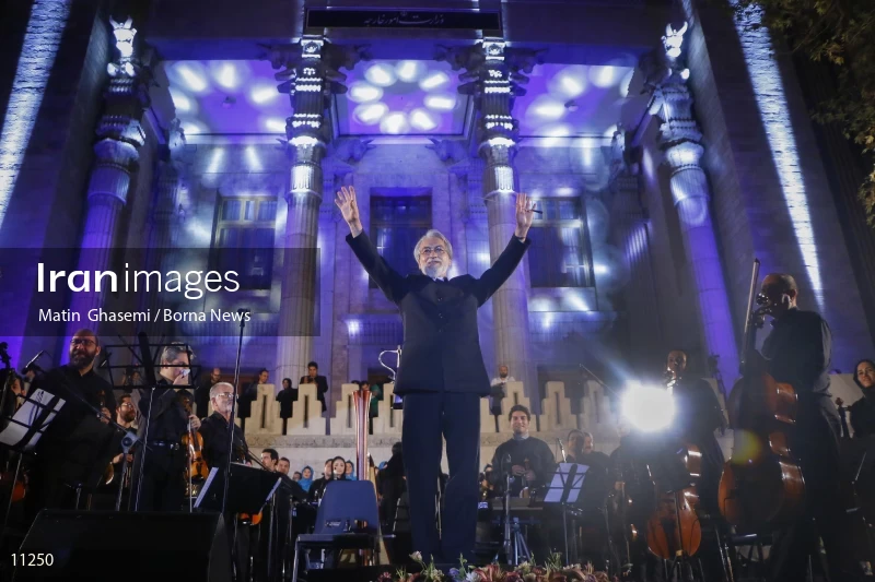 Tehran Symphony Orchestra concert at the Mashgh Square