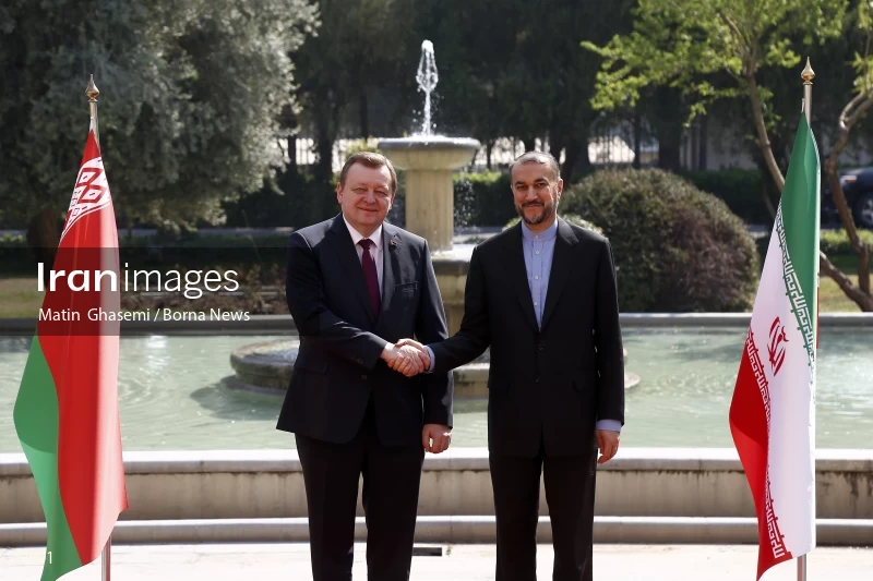 Meeting of foreign ministers of Iran and Belarus