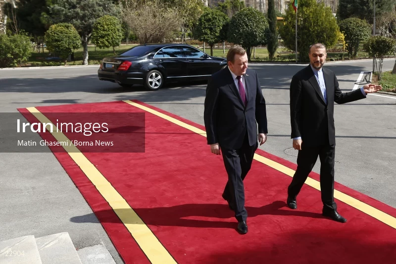 Meeting of foreign ministers of Iran and Belarus