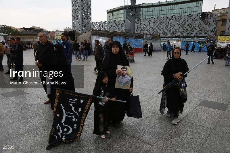 Commemoration ceremony of the martyrs of the Islamic Republic Army who defended syria