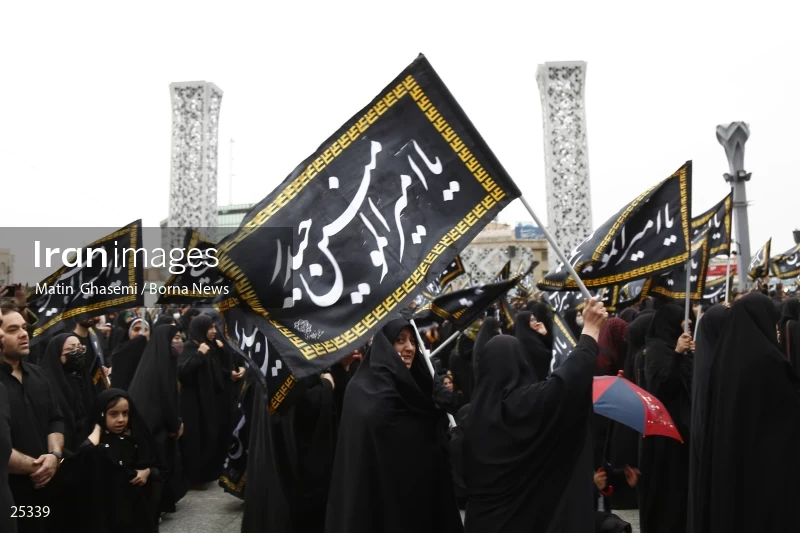 Commemoration ceremony of the martyrs of the Islamic Republic Army who defended syria