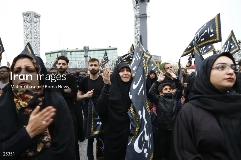 Commemoration ceremony of the martyrs of the Islamic Republic Army who defended syria