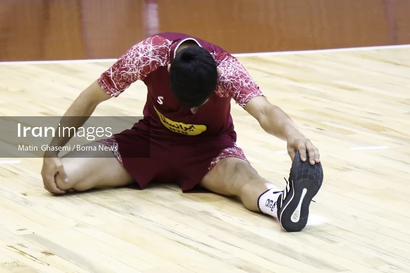 Training of the Iranian national handball team