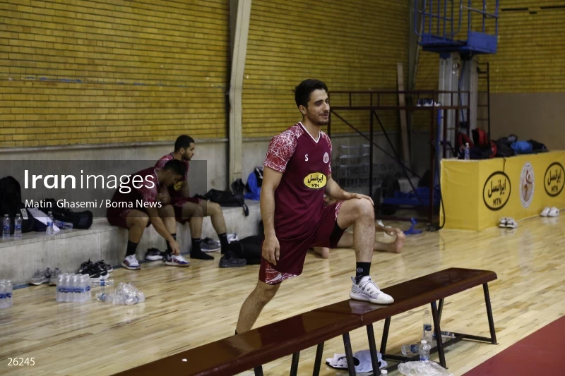 Training of the Iranian national handball team
