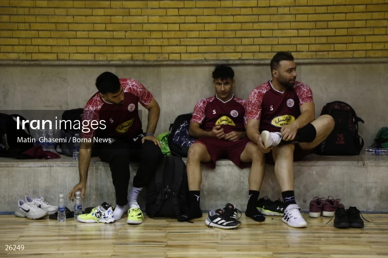 Training of the Iranian national handball team