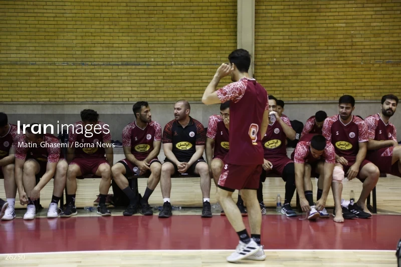 Training of the Iranian national handball team
