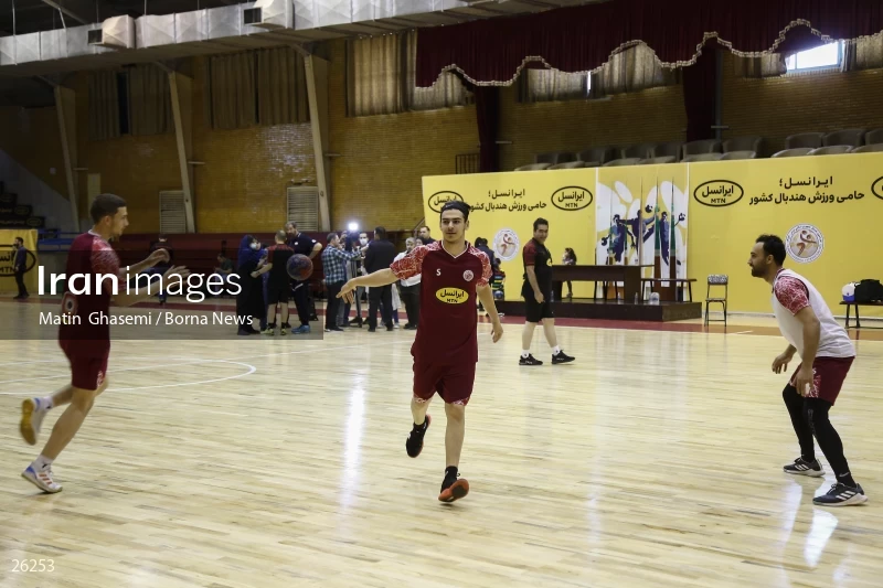 Training of the Iranian national handball team