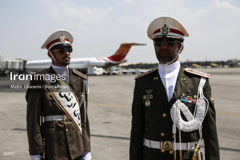 The arrival of the prime minister of Kazakhstan to Iran