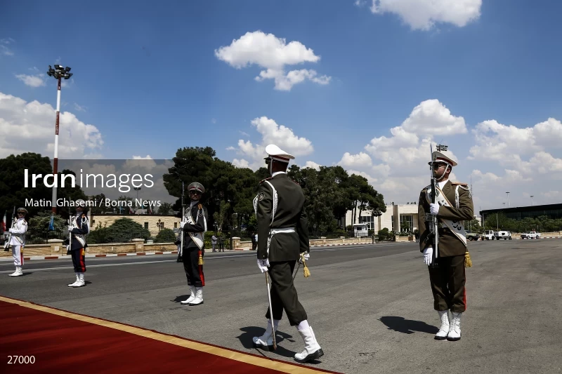The arrival of the prime minister of Kazakhstan to Iran