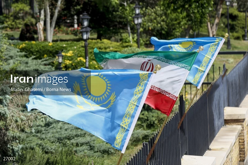 The arrival of the prime minister of Kazakhstan to Iran