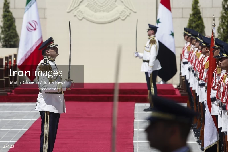 Bashar al-Assad's official welcome to the President of Iran Ebrahim Raisi