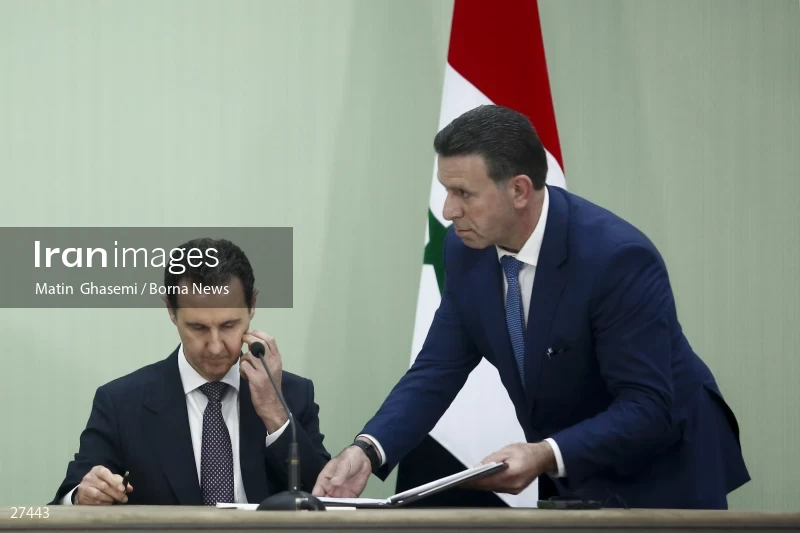 Signing of the comprehensive program of strategic and long-term cooperation between Iran and Syria