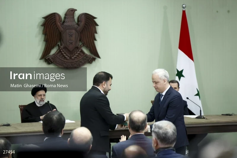 Signing of the comprehensive program of strategic and long-term cooperation between Iran and Syria