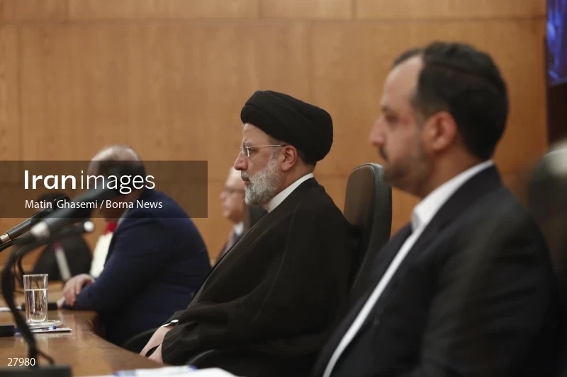 Ebrahim Raisi's meeting with businessmen and economic activists of Syria and Iran