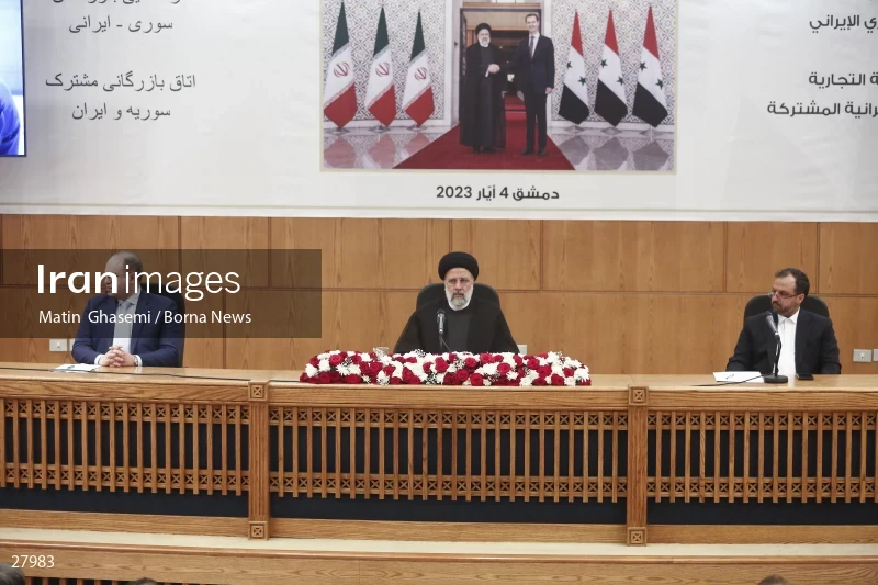 Ebrahim Raisi's meeting with businessmen and economic activists of Syria and Iran