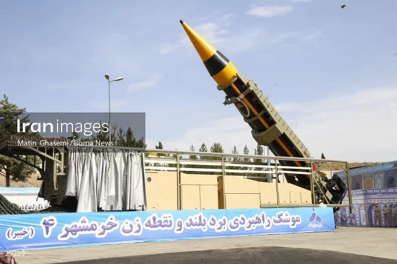 Unveiling of "Kheybar" long-range strategic missile