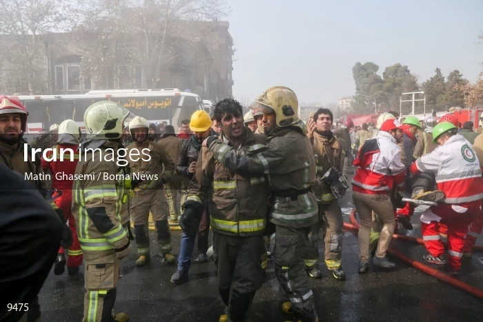 Tehran's Iconic Plasco Building Collapses After Fire
