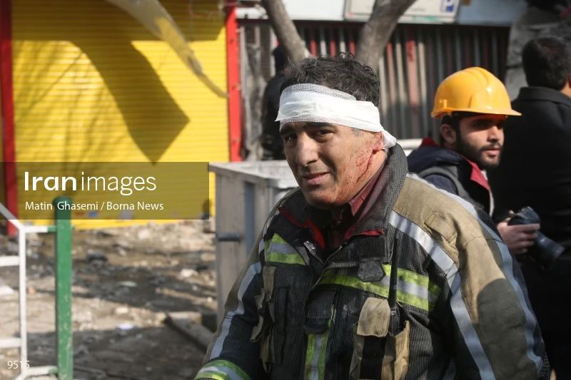 Tehran's Iconic Plasco Building Collapses After Fire