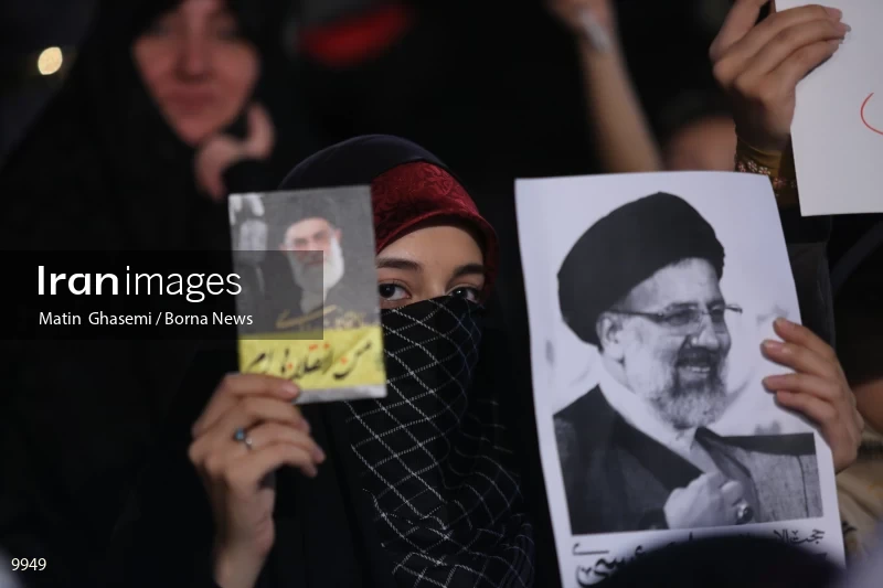 campaign rally in support of Ebrahim Raisi