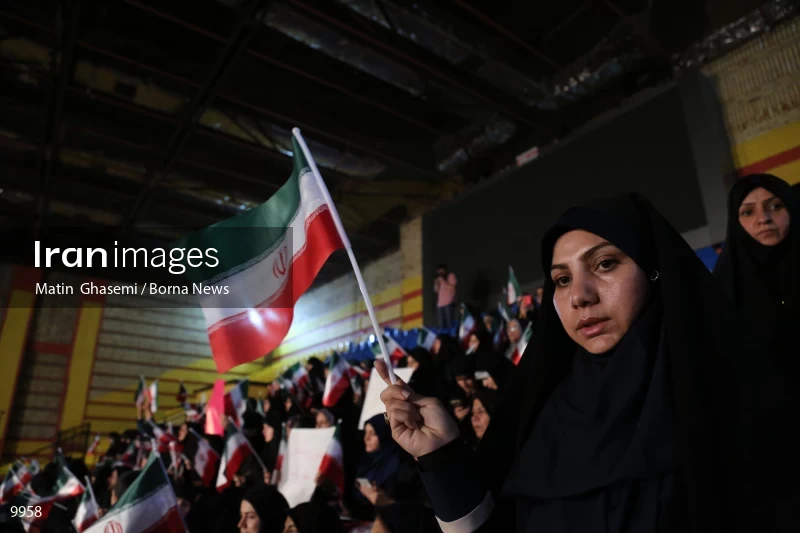 campaign rally in support of Ebrahim Raisi